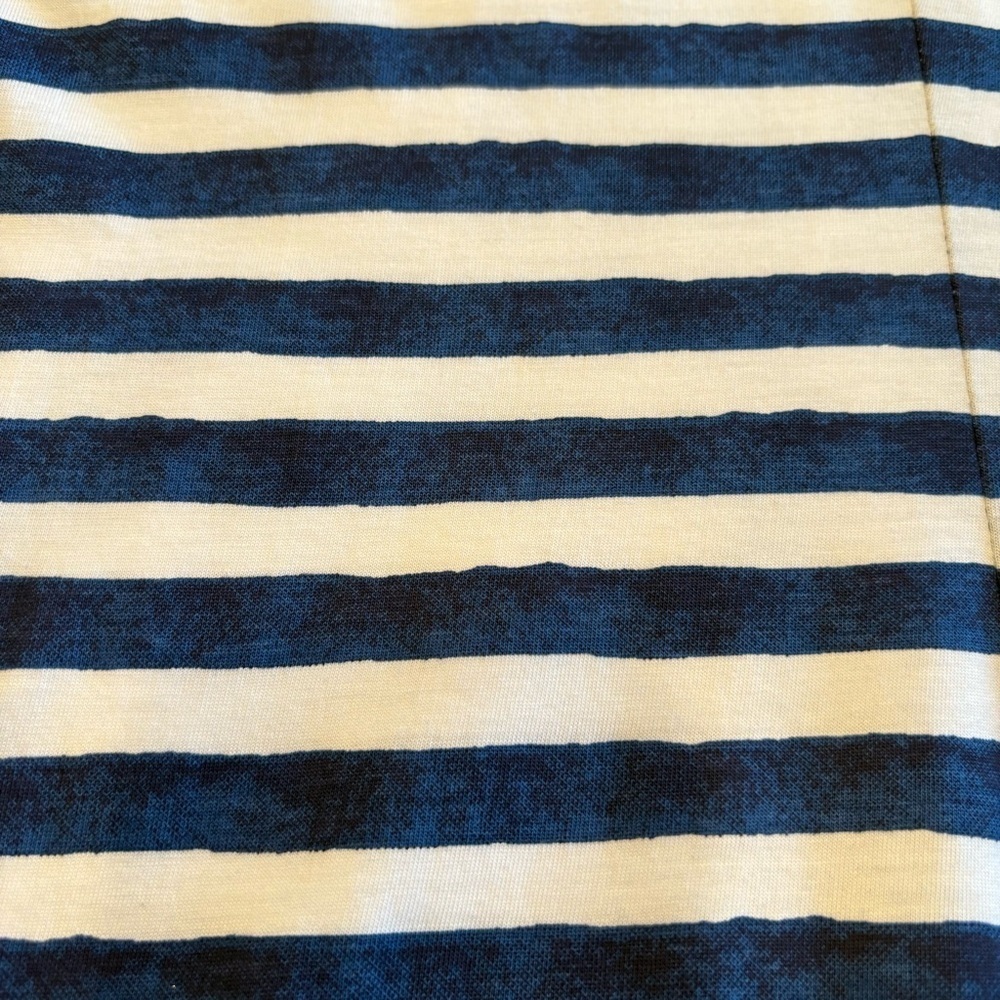 Lilly Pulitzer Navy White Striped Dress Pima Cotton Shift Nautical Chic M - Picture 7 of 12